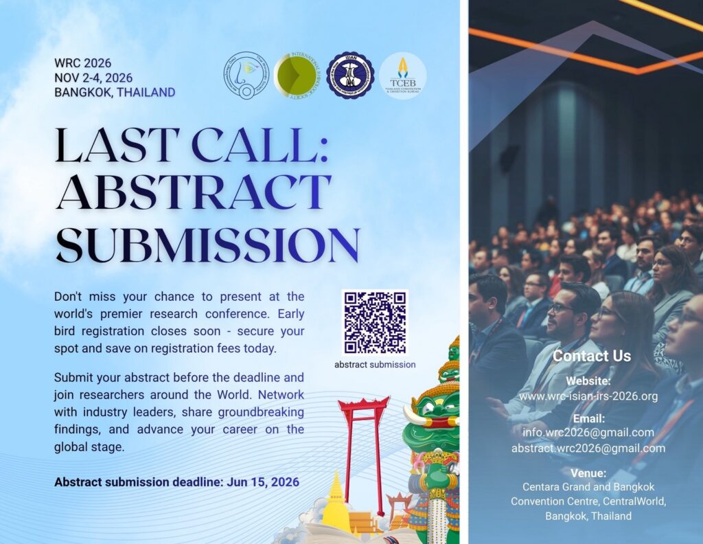 WRC  2026   Abstract submission deadline extension
